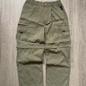 Men's Green Utility Cargo Pants